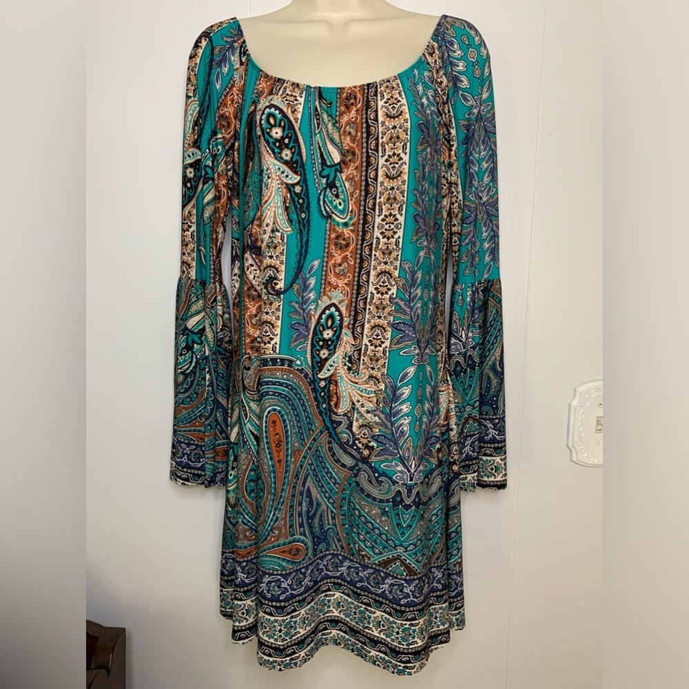 Cezanne boho bell sleeves mini